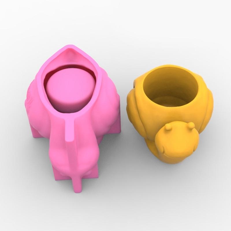 Concrete Silicone Flower Pot Mold 3D Snails Succulent Cement Plaster Mould Soap Candle Mold Office Home Desktop Decor