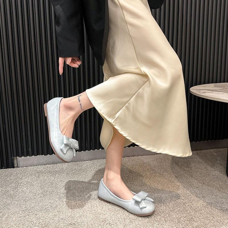 Fashion Flats Women Loafers Shoes Summer Bow Fashion Sandals Dress Lolita Woman Shoes 2025 New Trend Casual Walking Women’s Chaussures