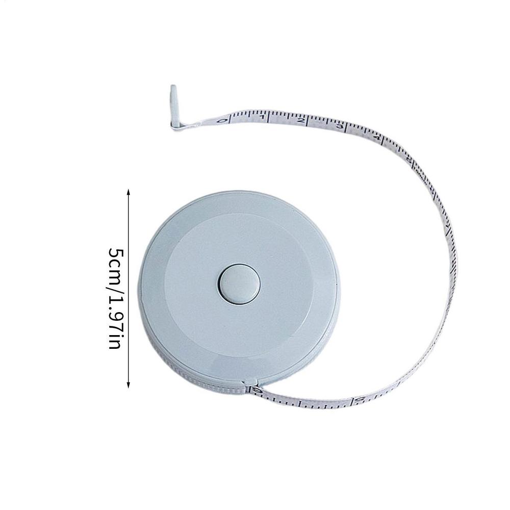 

1.5M Multi-purpose Tape Measure Double Scale Body Sewing Flexible Measurement Ruler For Body Measuring Tool Tailor Craft Supplie синій