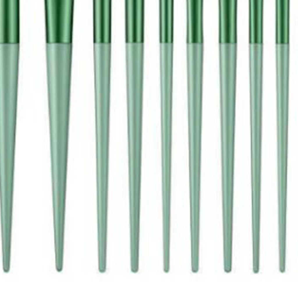 13pcs Makeup Brushes Set Synthetic Fiber Fluffy Strong Grasping Powder Eye Shadows Makeup Brushes Green