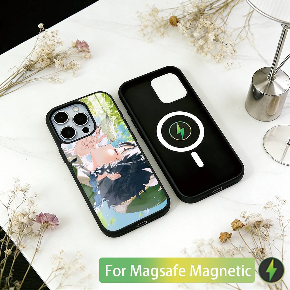 genshin impact Venti Phone Case For iPhone17,16,15,14,13,12,11 Plus,Pro Magnetic with Magsafe Wireless Charging