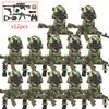 Military Figures Soldier Building Block SWAT Special Forces Assault Team Camouflage Troops Vehicle Bricks Toy