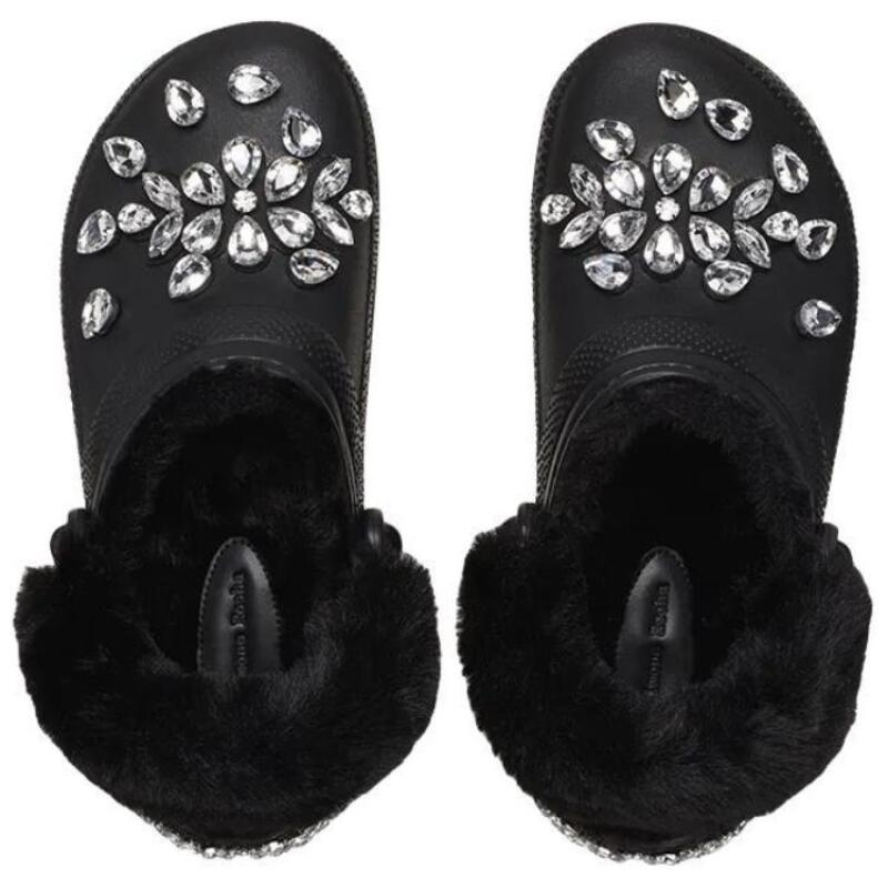 SIMONE ROCHA X Crocs Lightweight Foot Pull Hole Shoes Women's Black