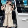 Girls' Korean-Style Sleeveless Vest & Wide-Leg Pants Set - Summer Two-Piece Outfit