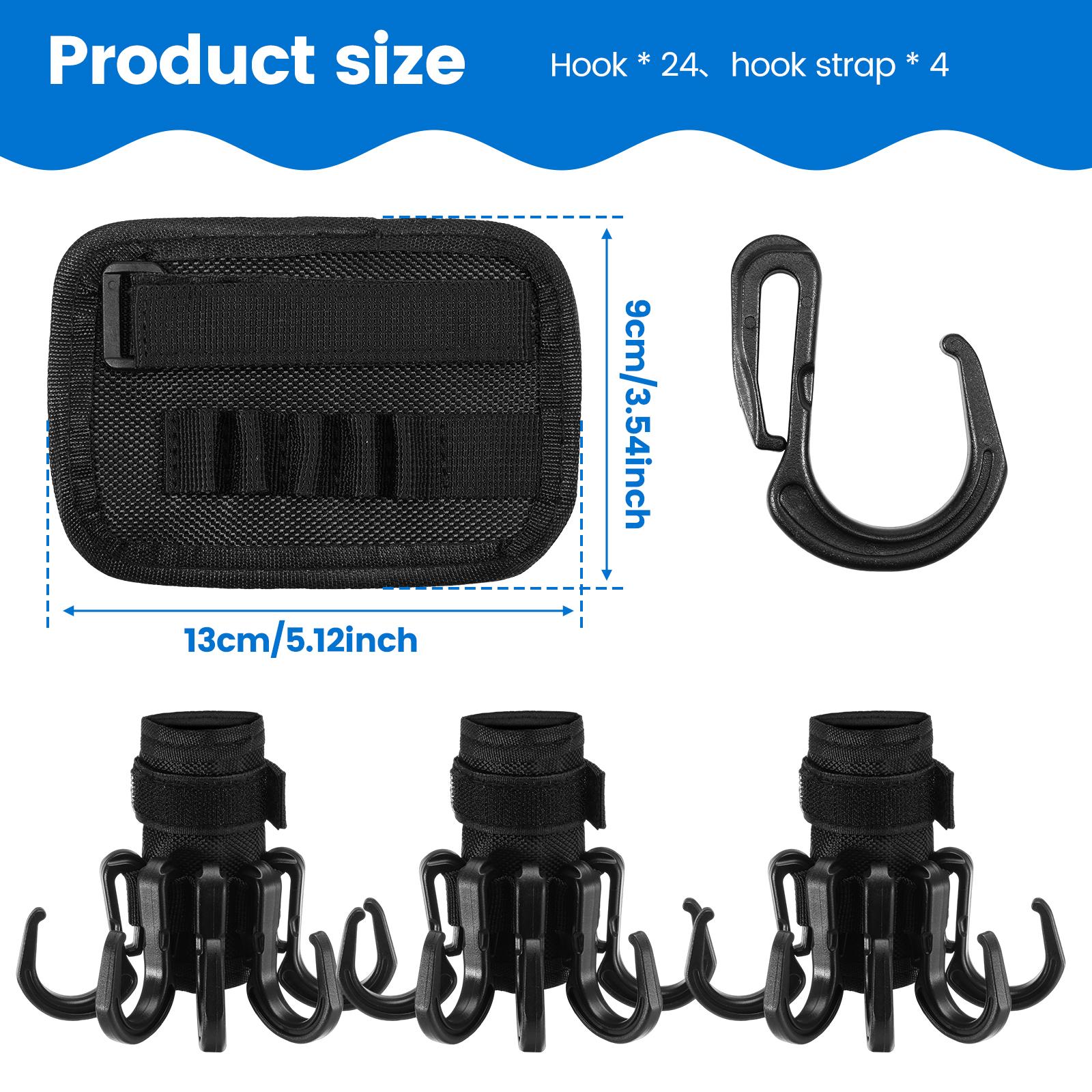 

4 шт. Подвесной крючок для пляжного зонта, Портативный крючок для пляжного зонта, Универсальный аксессуар для солнцезащитного козырька для сумок, одежды, аксессуаров для палатки