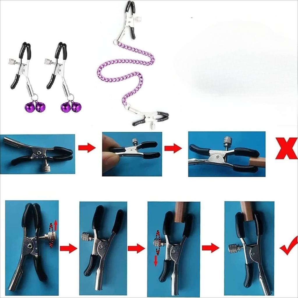 New Nipple Clamps Adjustable Pressure Breast Clips Vacuum Breast Pump Massager Stimulator Cupping Glass Adult Sex Toys for Women