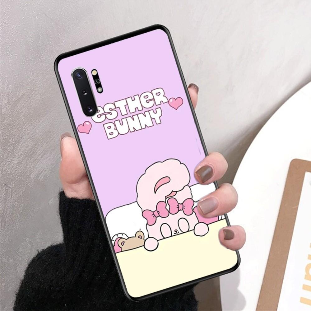 Esther Cute Bunny Phone Case For Samsung Note 8 9 10 20 Pro Plus Lite M 10 11 20 30 21 31 51 A 21 22 42 02 03