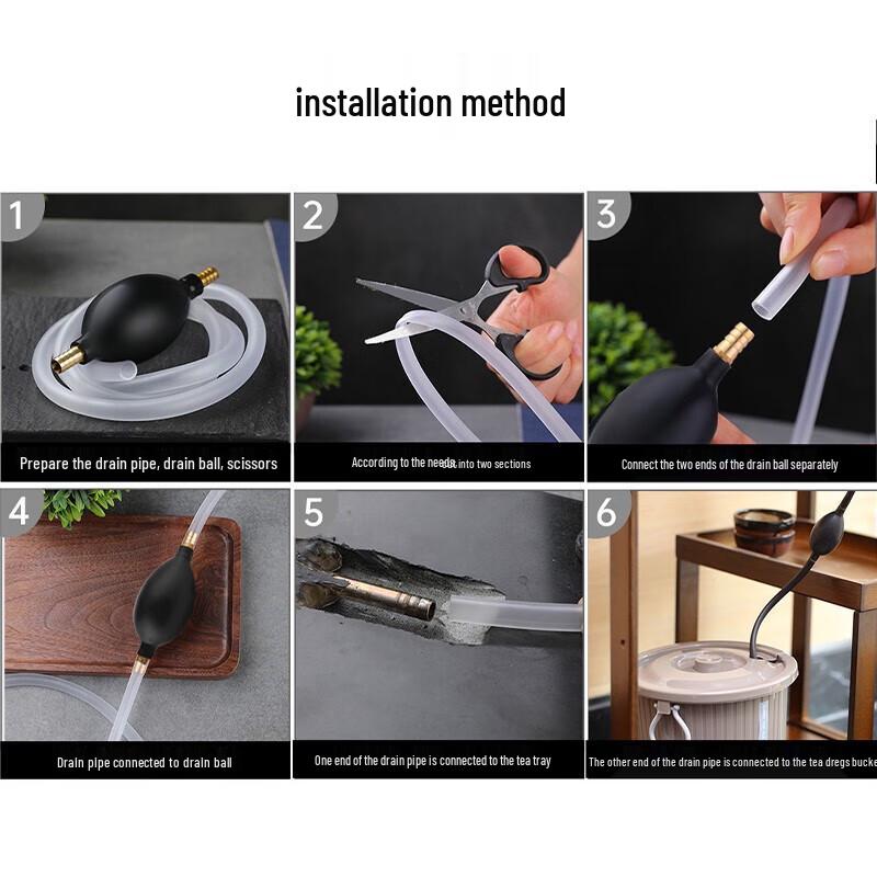 MENGTING Tea Dregs & Wastewater Drainage Bucket