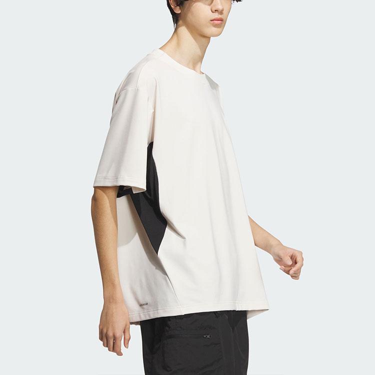 Adidas Future Style Short Sleeve T-Shirt Quick-Dry Sports Casual Crew Neck Men Tops White JI9882