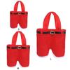 Merry Christmas Suspender Trousers Candy Bag Xmas Gift Bags Wine Bottle Holder Santa Claus Pants