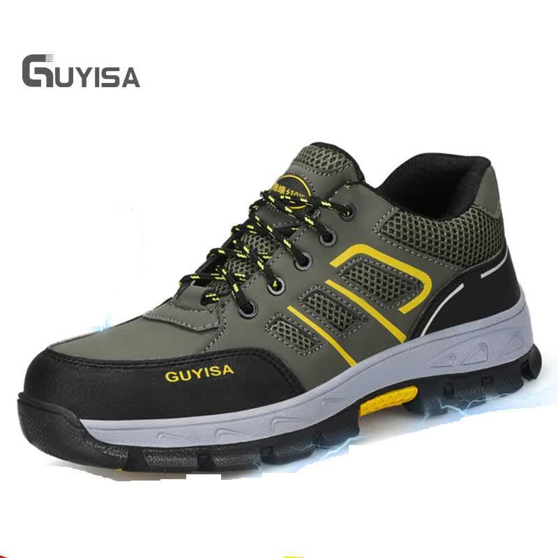 GUYISA Men s 10KV Insulated Steel Toe Safety Shoes