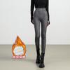 Fleece Winter and Fleece Plus-size Trousers with High Waist