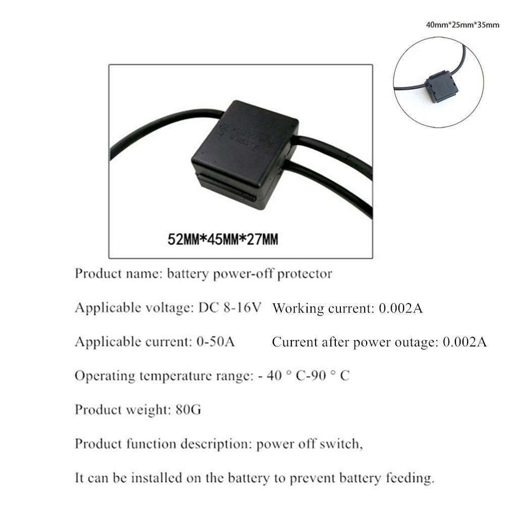 12V Motorcycle Battery Disconnect Cut Off Isolator Switch Remote Manual Control