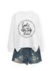 Women's European Autumn/Winter Round Neck Long Sleeve Hoodie