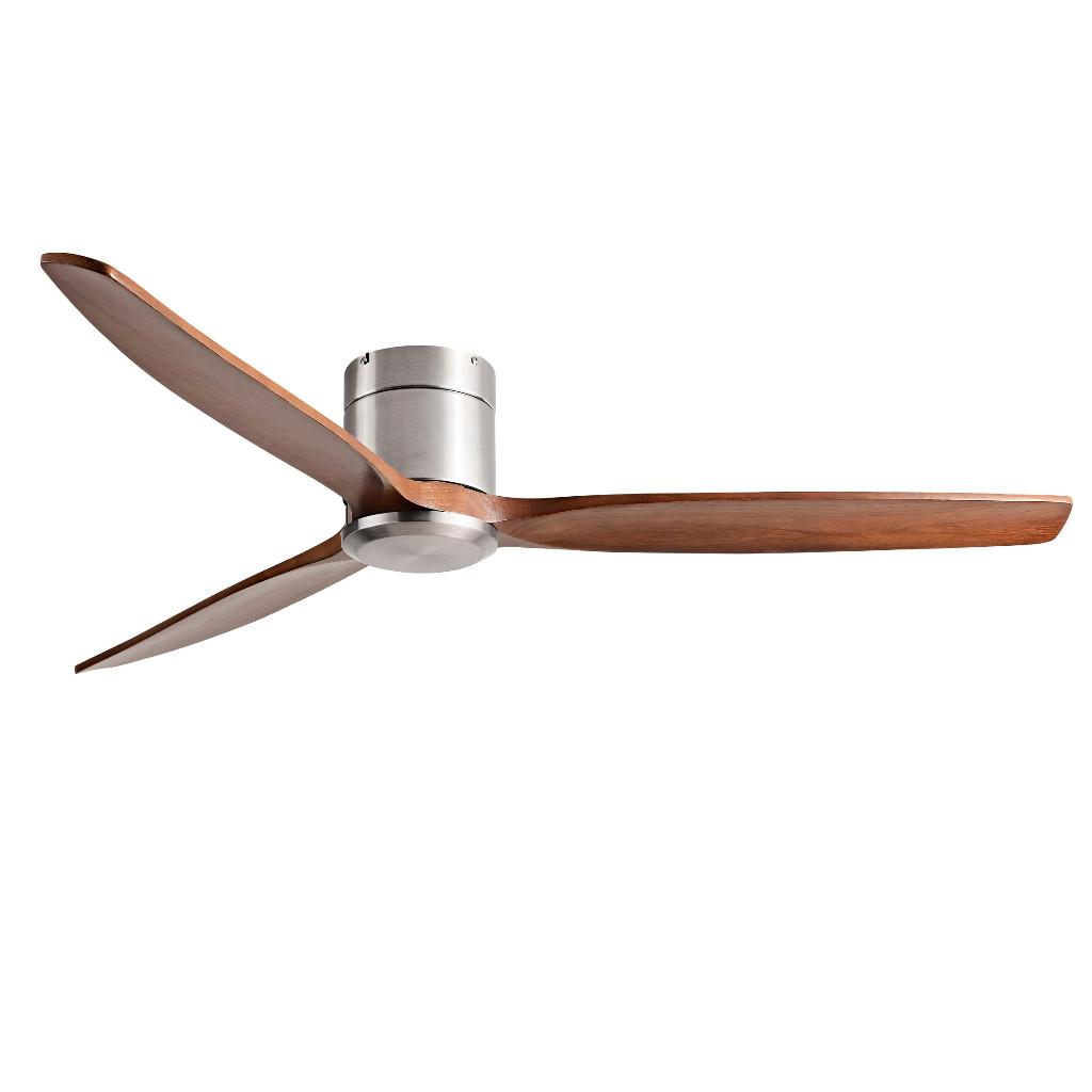 42-60" Modern Whisper-Quiet Villa Hotel Decoration Fan Commercial Ceiling Fan Style Solid Wood Blades Electric Fan