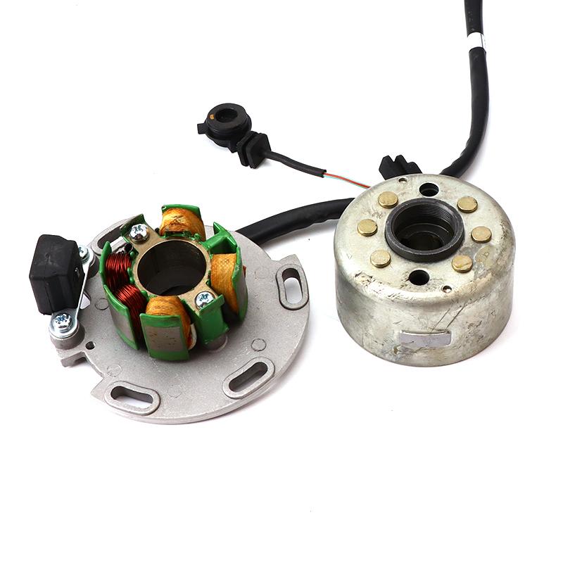 Motorcycle AC Ignition Magneto Stator Rotor kit For Lifan LF150 150cc Horizontal Engines Dirt Pit Bike Monkey Accessories