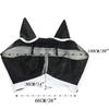 Breathable horse mask anti-mosquito repellent horse head cover horse face anti-mosquito cover elastic horse flight mask protection