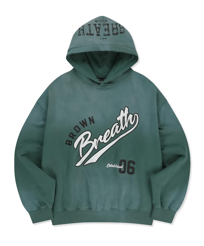 Breath Washed Hoodie - Green
