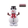 New Christmas Themed Party Balloons Standing Snowmen Christmas Trees Aluminum Film Balloons, Happy New Year Party Decorations