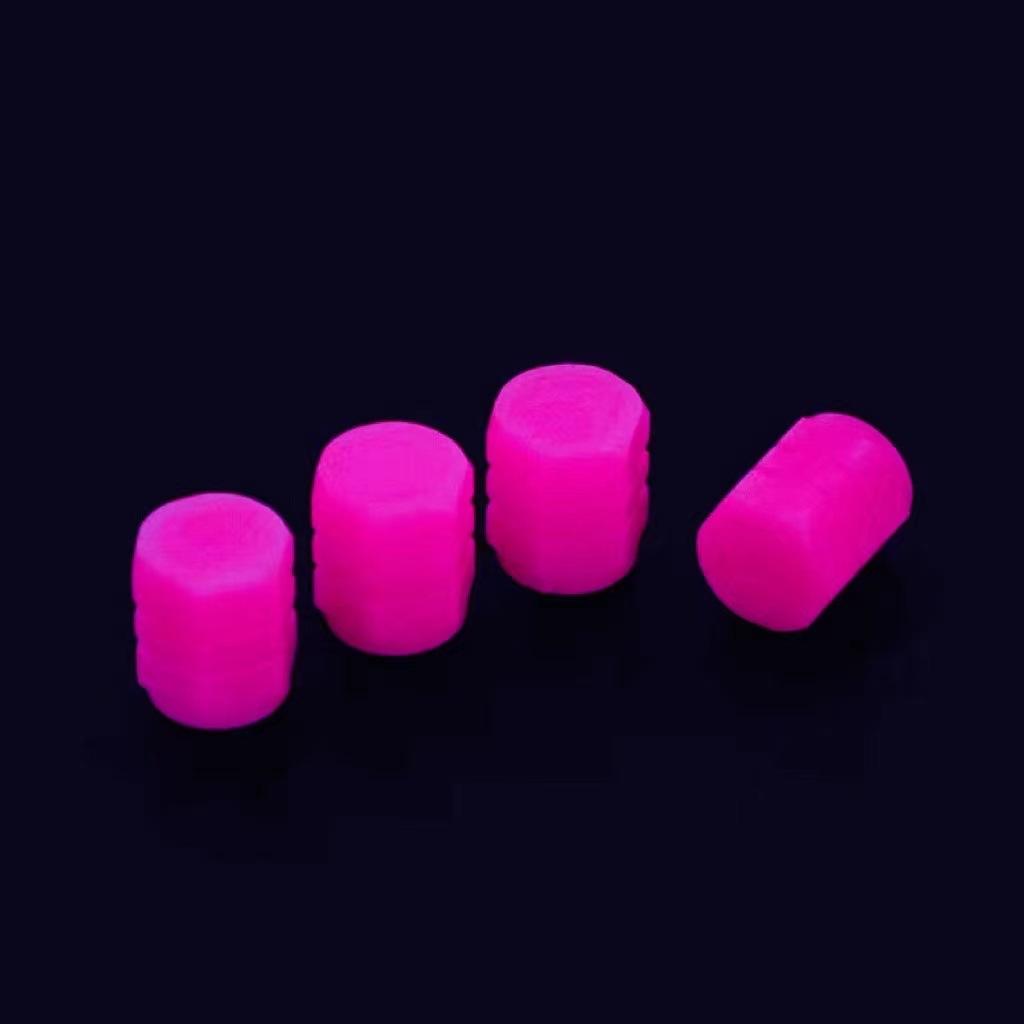 4 Pcs Universal Colorful Luminous Tire Valve Cap Car Wheel Hub Glowing Styling Decoration Auto Accessories For Motorcycle Bike