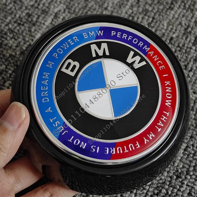 Pentru BMW Pentru BMW Logo Albastru și Alb X6 E71 F16 X3 F25 X5 E70 F15 X4 F26 Emblema Față 3D ABS Crom Cromată Emblema Portbagaj Spate Cu B