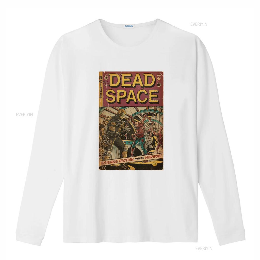 Dead Space Science Fiction Horror Comic Cover Fan Art Classic T Shirt vintage Washed Top For Everyday Wear Slightly Casual