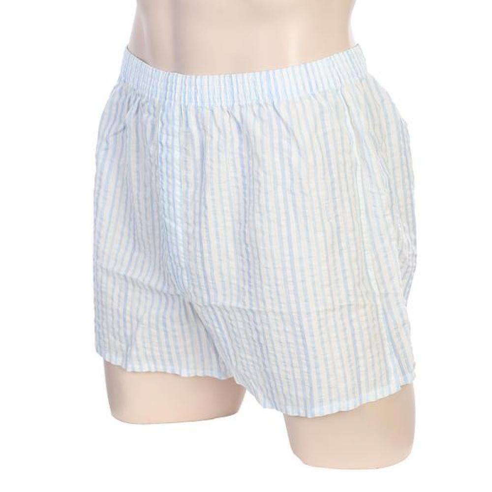 Barbara Men S Blue Stripe Trunk Pant Amt4623t