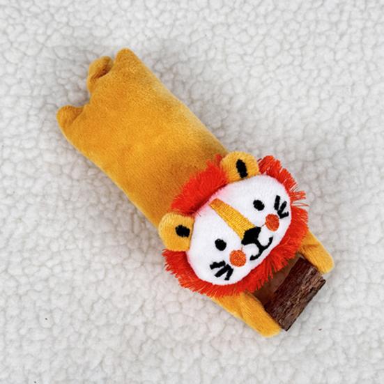 Jouet en Peluche Animal Chat Chat en Peluche Lion avec Herbe à Chat Jouet à Mâcher Chat Mignon Chaton Jouet de Dentition pour Chats d'Intérieur Soulagement de l'Ennui