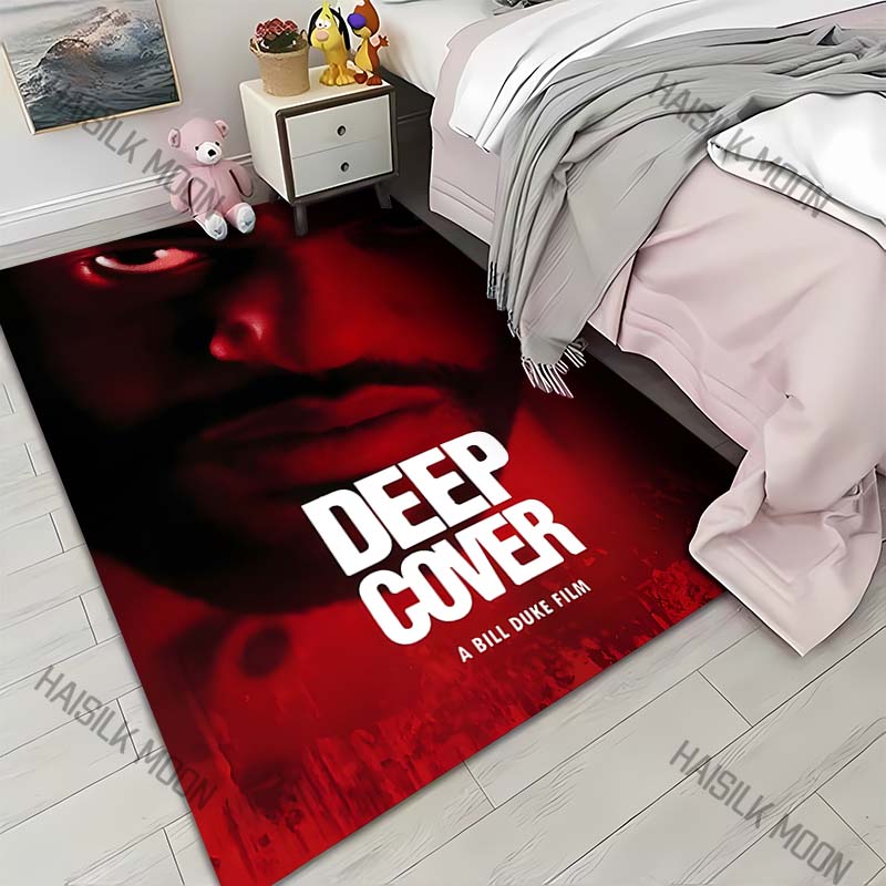 

1PC Movie poster with red background Carpet for Living Room Bedroom Sofa Home Decor Rus Non-slip Floor Mat Luxury Gift 40cm x 60cm