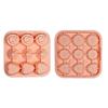 Silicone Ice Cube Tray with Lid Whiskey Diamonds Heart Rose