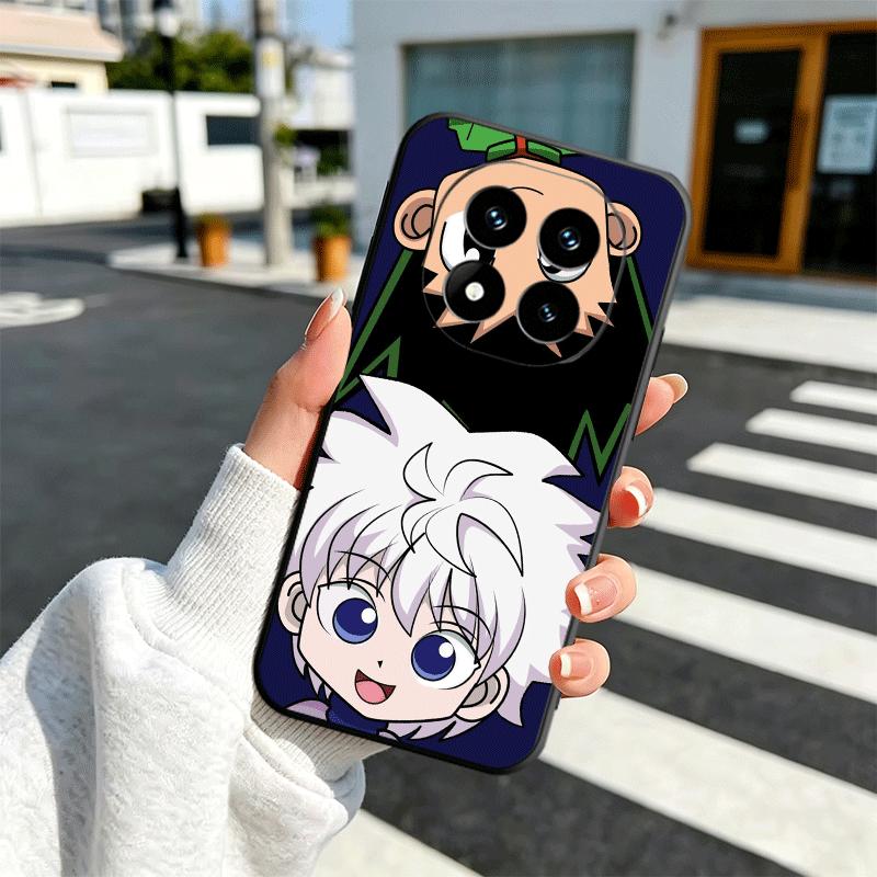Hunter X-Hunters Cute Soft Phone Case for Xiaomi Redmi Note 12 13 14 15 Pro Plus 11 12S 11S 11T 10 4G Black Cover Back Shell