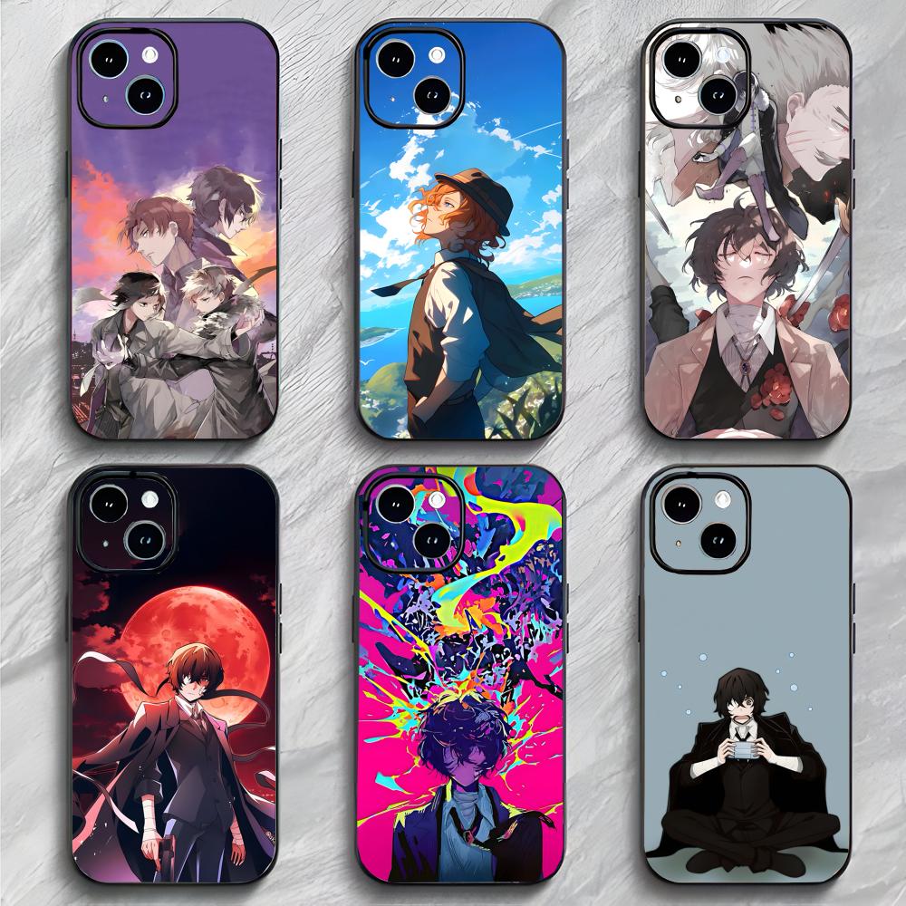 Cool Anime B-Bungo Stray Dogs Phone Case Phone Case Soft Packaging Lightweight For iPhone17 16 15 14 13ProMax