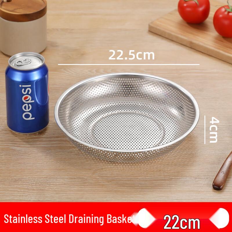 Stainless Steel Rice & Vegetable Washing Colander