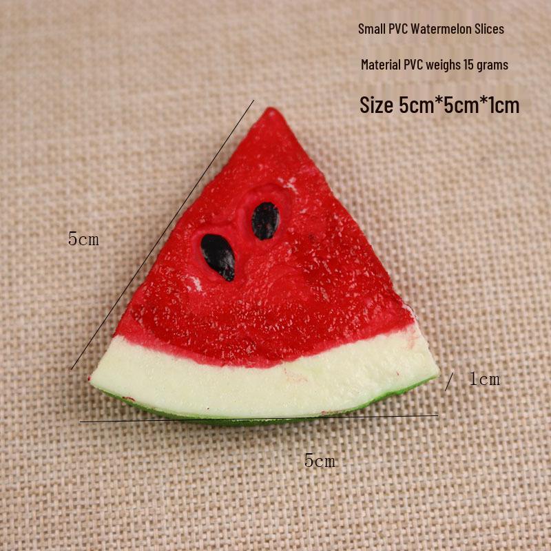 

Decorative Fruit Props: Watermelon, Lemon, Orange Slices & Fake Cherries with Apple & Banana Models