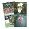 2026 Flowers Wall Calendar Floral Illustration Monthly Planner with Hand-Drawn Botanical Artwork for Home Office Use