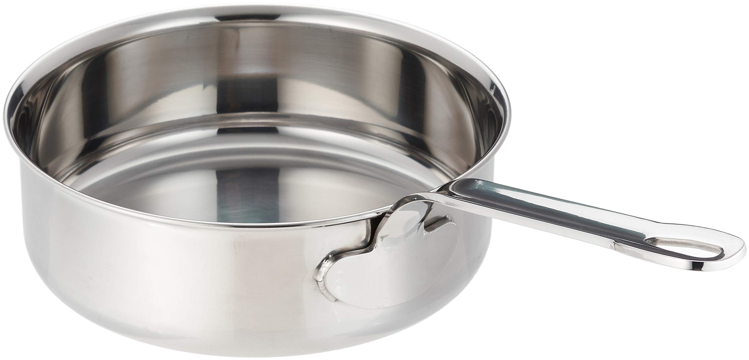 

Endo Shoji Power Denji Commercial Sauté Pan, 21cm, Induction Compatible, Stainless Steel, Made in Japan, ASTF921