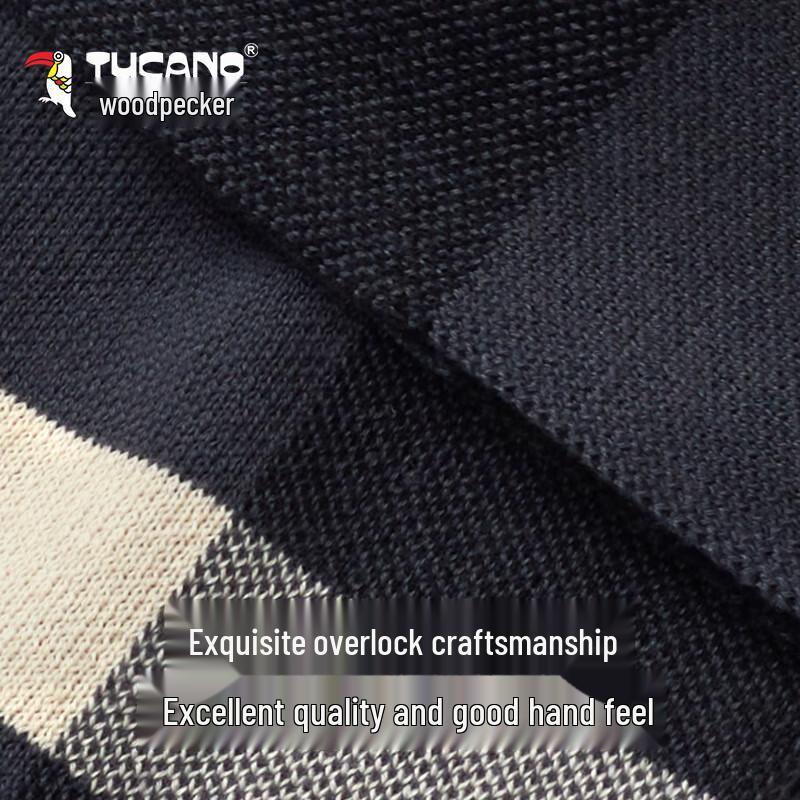 TUCANO Men's Classic Plaid Winter Scarf