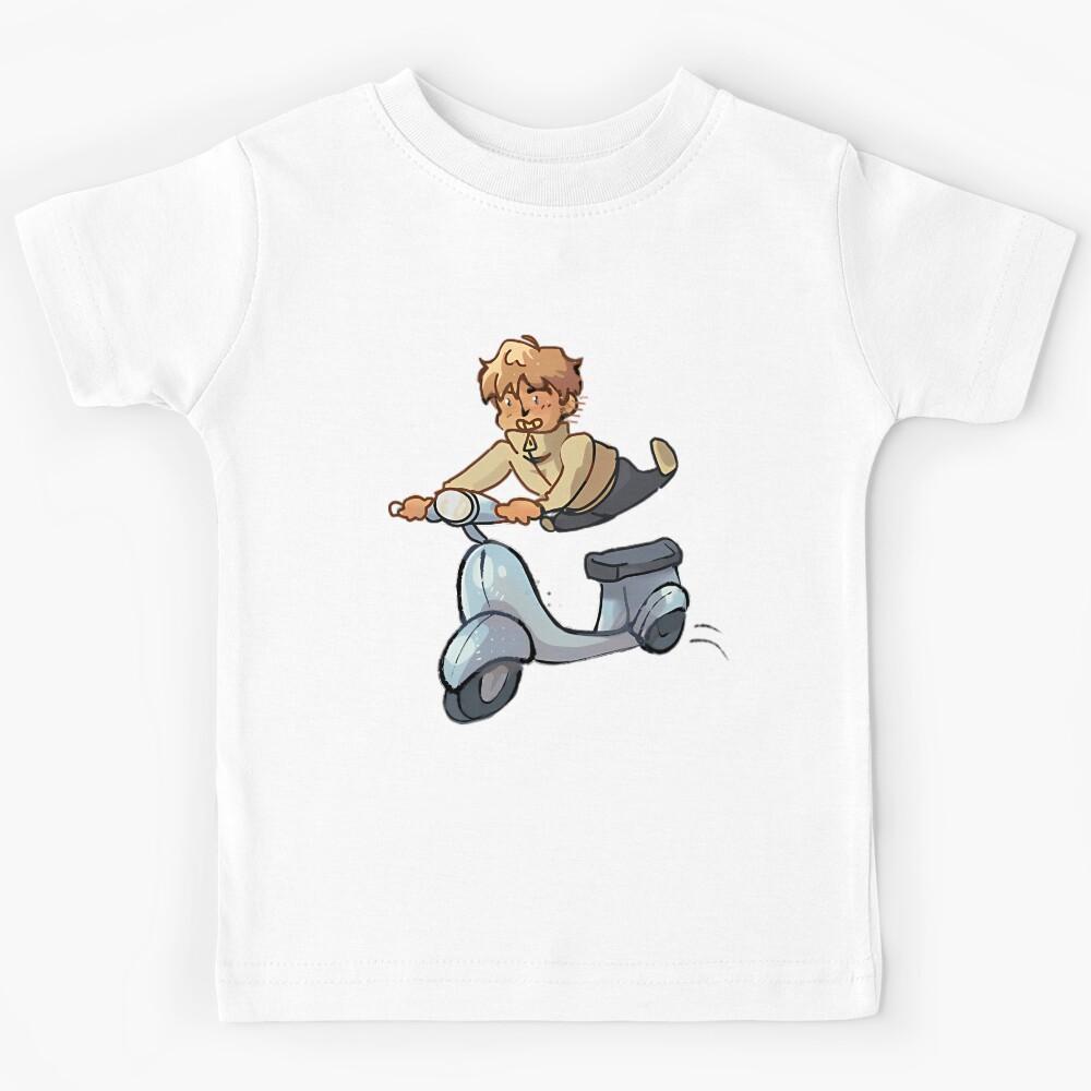 Motorbike Damon Albarn From Blur Chibi Kids T-Shirt 150