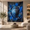Decorative Tapestry,Atalanta FC Printed Wall Art, Lightweight Wall Hanging For Bedroom Background