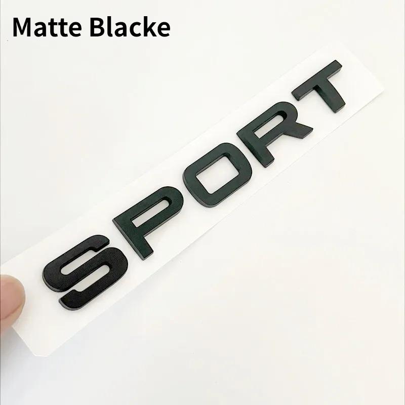 1Pc 3D ABS SPORT Letters Emblem Car Rear Trunk Badge For Discovery Evoque Range Rover L494 L320 Sport Sticker Accessories