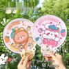LIEI Children's Cartoon Cloth Folding Fan
