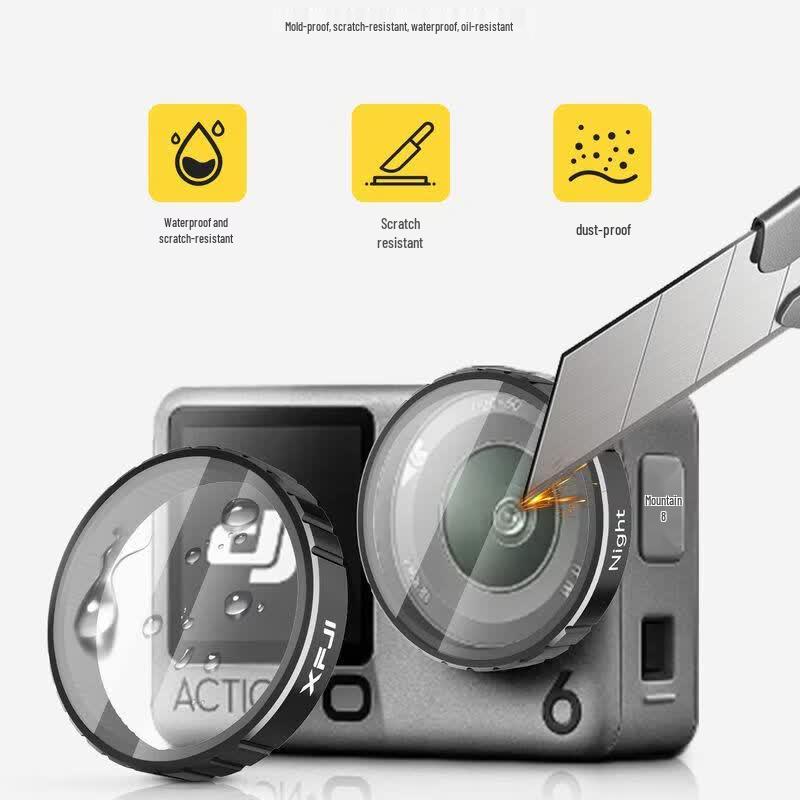 XFJI Lens Filters for DJI Osmo Action 6