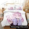 Anime Nyatasha Nyanners Bedding Set Boys Girls Twin Queen King Size Duvet Cover Pillowcase Bed boys Adult Home Textileextile