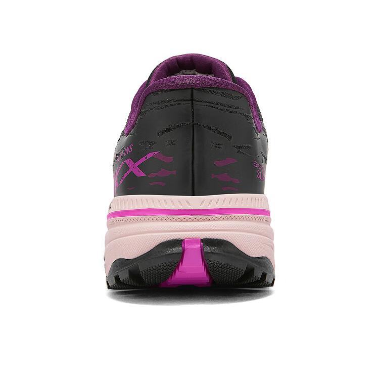 Skechers Go Series Bequeme Langlebige Leichte Niedrige Laufschuhe Damen Sneaker Schwarz Pink 129532-BKPK