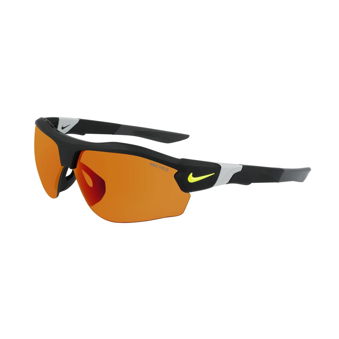 Nike Irregular Leg Logo Sunglasses Men sunglasses Black DJ2032013 72,Black