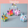Cache-oreilles d'hiver douillets pour enfants Licorne Arc-en-ciel Cache-oreilles en peluche douce pour temps froid