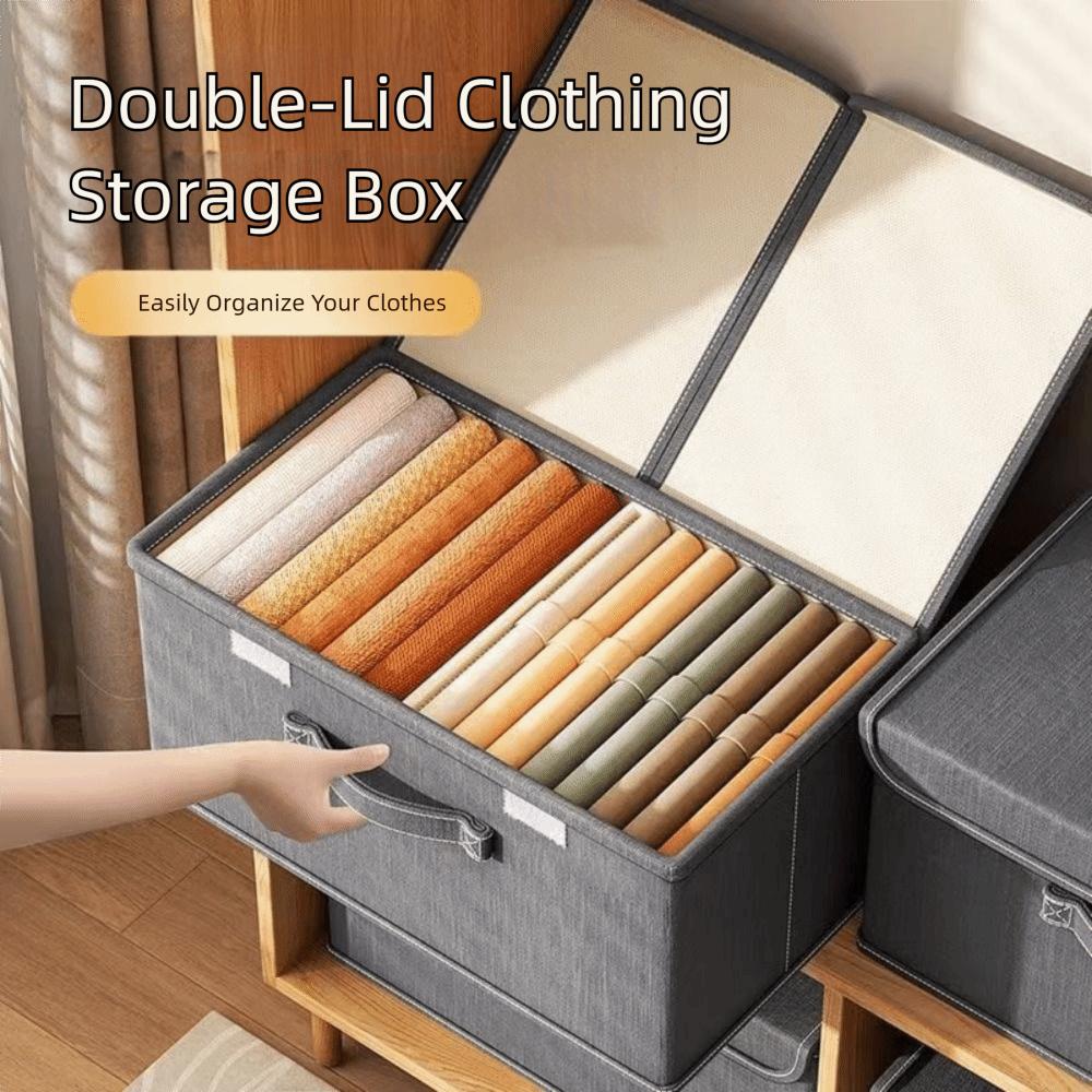 Foldable Closet Storage Container Reinforced Handles Toy Storage Organizer  Underwear Storage
