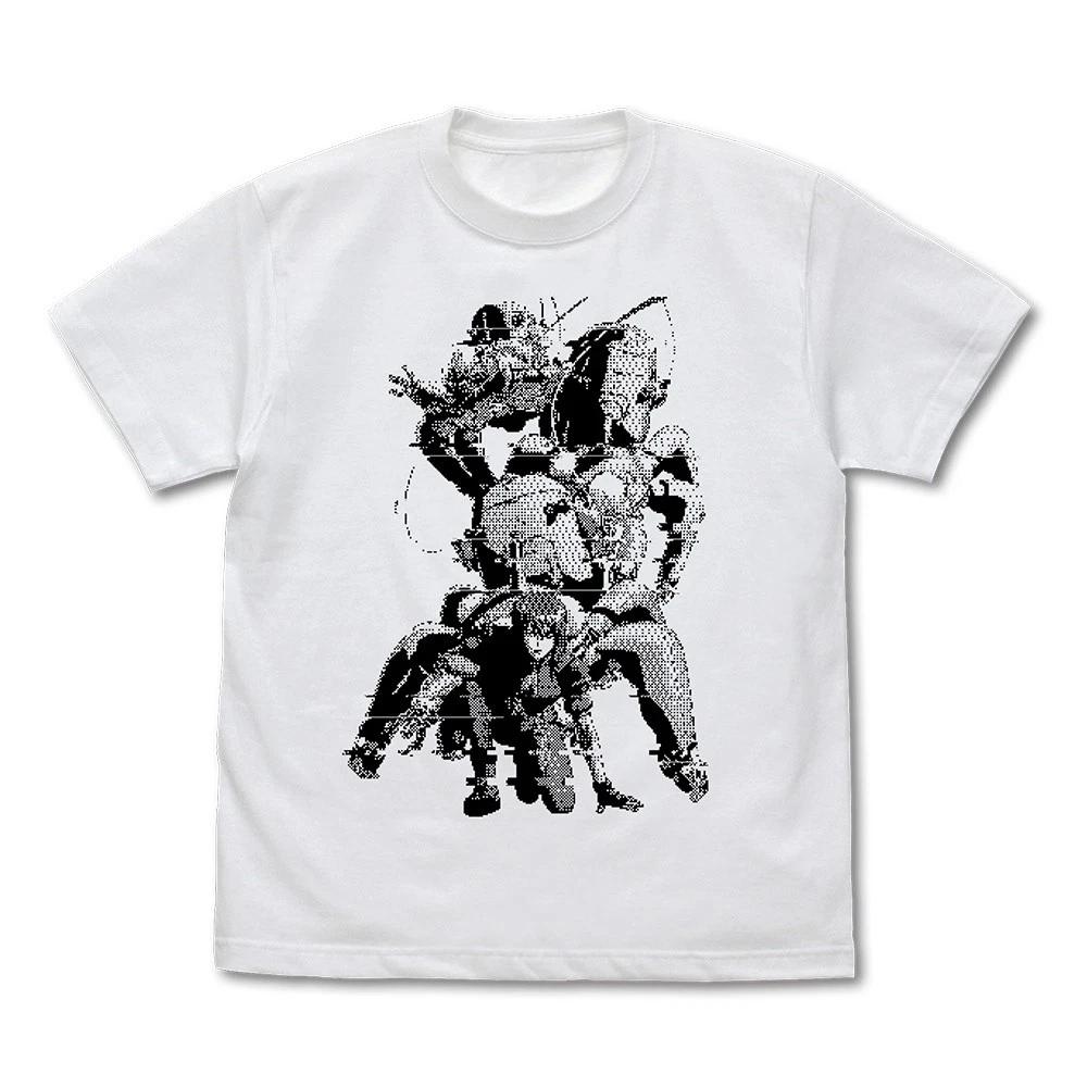 Ghost In The Shell Stand Alone Complex Motoko Kusanagi Pixel TShirt White Pre S