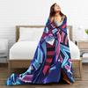 Vox Alastor Hazbin Hotels Blanket  Super Soft Graphic Plush Throw Blanket For Girls Boys Living Room Flannel Bedspread Bed Cover