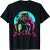 Werewolf Wolf Moon Popart T-Shirt